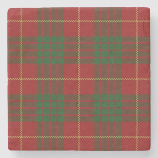 Old Schotten Tavern Clan Cameron Tartan Steinuntersetzer (Vorderseite)