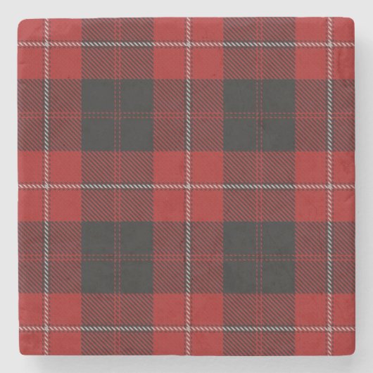 Old Schotten Tavern Clan Cunningham Tartan Steinuntersetzer (Vorderseite)