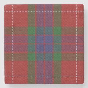 Old Schotten Tavern Clan Fraser Tartan Steinuntersetzer