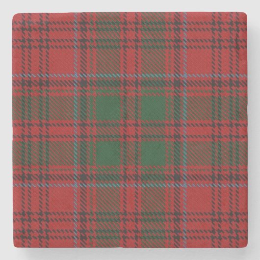 Old Schotten Tavern Clan Grant Tartan Steinuntersetzer (Vorderseite)