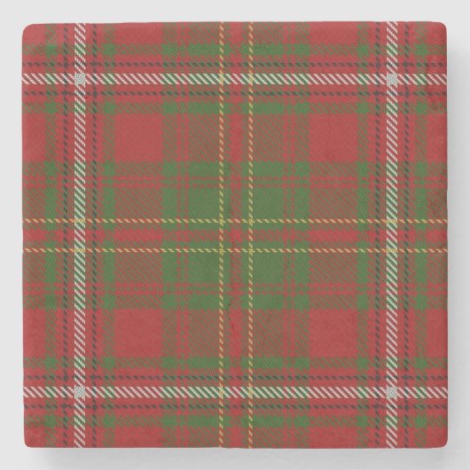 Old Schotten Tavern Clan Hay Tartan Steinuntersetzer (Vorderseite)