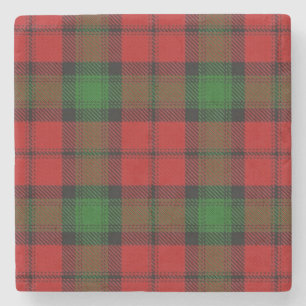 Old Schotten Tavern Clan Kerr Tartan Steinuntersetzer