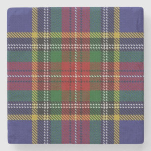 Old Schotten Tavern Clan MacBeth Tartan Steinuntersetzer