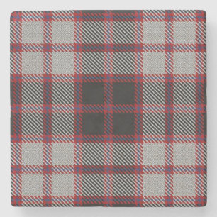 Old Schotten Tavern Clan MacPherson Tartan Steinuntersetzer