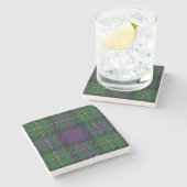 Old Schotten Tavern Clan Malcolm Tartan Steinuntersetzer (Seitenansicht)