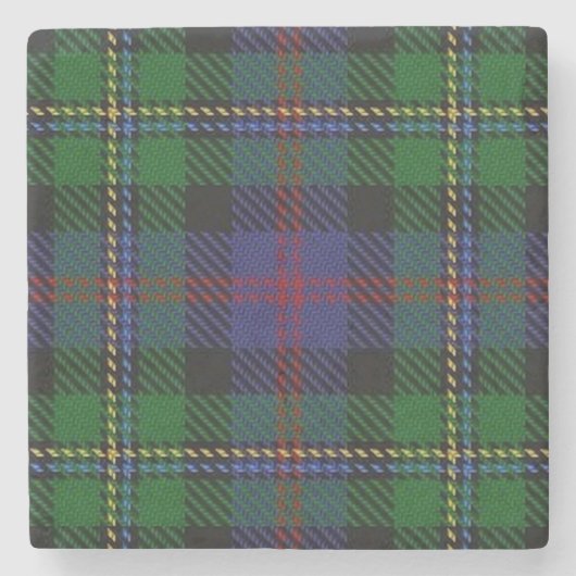 Old Schotten Tavern Clan Malcolm Tartan Steinuntersetzer (Vorderseite)