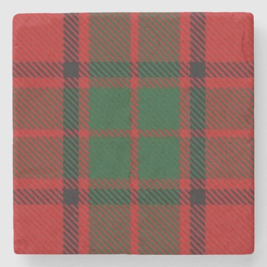 Old Schotten Tavern Clan Maxwell Tartan Steinuntersetzer (Vorderseite)
