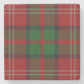 Old Schotten Tavern Clan Nisbet Tartan Steinuntersetzer (Vorderseite)