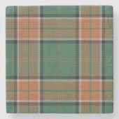 Old Schotten Tavern Clan Pollock Tartan Steinuntersetzer (Vorderseite)