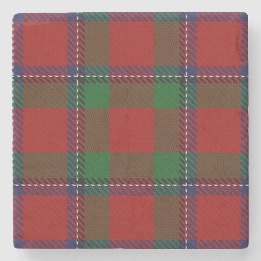 Old Schotten Tavern Clan Sinclair Tartan Steinuntersetzer (Vorderseite)
