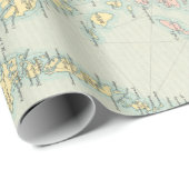 Old Scotland Map (1912) Wrapping Paper Geschenkpapier (Rolleneckpunkt)