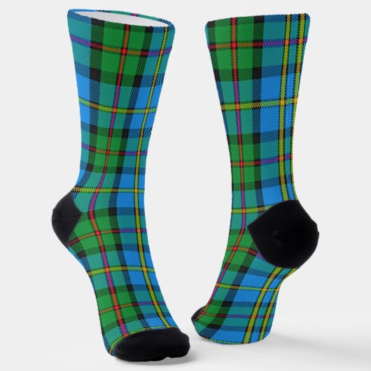 Old Scottish Clan MacLeod von Harris Tartan Socken (Gewinkelt)