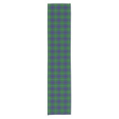 Old Scottish Clan Oliphant Tartan Kariert Kurzer Tischläufer (Vorderseite)