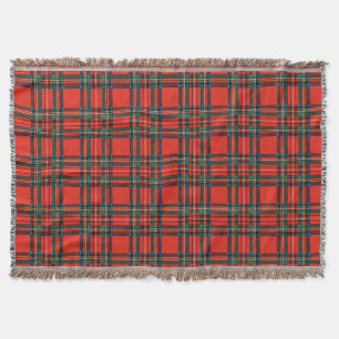 Old Scottish Tartan Decke