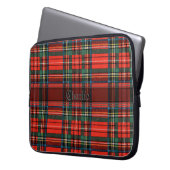 Old Scottish Tartan Laptopschutzhülle (Vorderseite Links)
