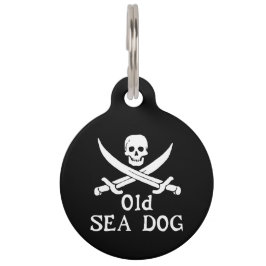 Old Sea Dog Pet Tag Tiernamensmarke
