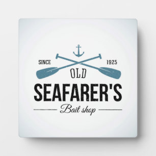 Old Seafarers Bait Shop Fotoplatte