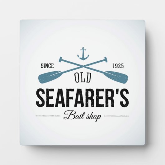 Old Seafarers Bait Shop Fotoplatte (Vorderseite)