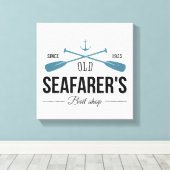 Old Seafarers Bait Shop Leinwanddruck (Insitu (Holzboden))