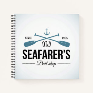 Old Seafarers Bait Shop Notizbuch