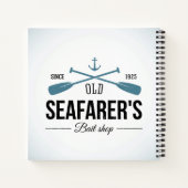 Old Seafarers Bait Shop Notizbuch (Rückseite)