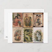 Old Shanghai Poster Women Postkarte (Vorne/Hinten)