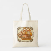Old Ship Tote Taschen (Rückseite)