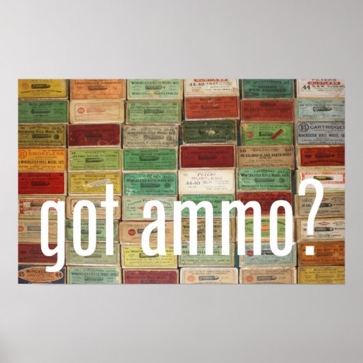 Old Shotshell Boxes Poster (Vorne)