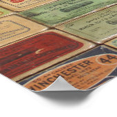 Old Shotshell Boxes Poster (Ecke)