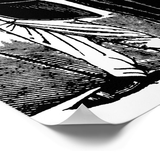 Old Skeleton Couple Circa 1900, Mexiko Poster (Ecke)