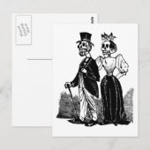 Old Skeleton Couple Circa 1900, Mexiko Postkarte (Vorne/Hinten)