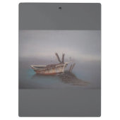 Old Skiff Clipboard Klemmbrett (Rückseite)