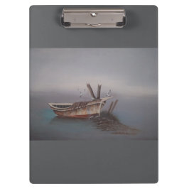 Old Skiff Clipboard Klemmbrett