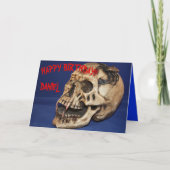 Old Skull Birthday Card Karte (Vorderseite)
