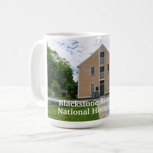 Old Slater Mill Kaffeetasse (Vorderseite Links)