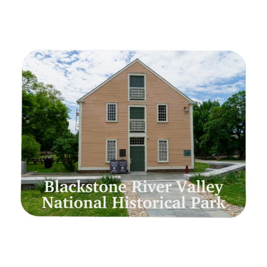 Old Slater Mill Magnet (Horizontal)