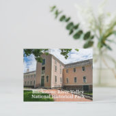 Old Slater Mill Postkarte (Stehend Vorderseite)