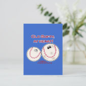 Old Softy im Herzen Postkarte (Stehend Vorderseite)