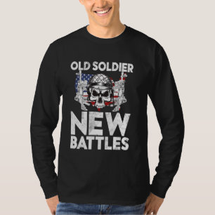 Old Soldier New Battles Veteran T-Shirt