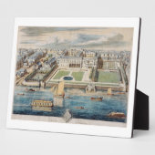 Old Somerset House am Strand, graviert von Jean Fotoplatte (Seite)