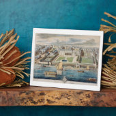 Old Somerset House am Strand, graviert von Jean Fotoplatte (Seite)