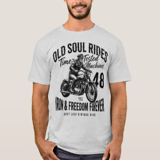 Old Soul Rides – Eisen & Freiheit für immer Vintag T-Shirt