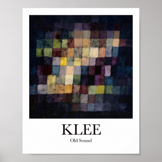 Old Sound von Paul Klee Poster (Vorne)