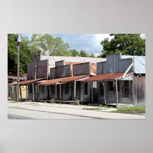 Old South Texas Weesatche Poster (Vorne)