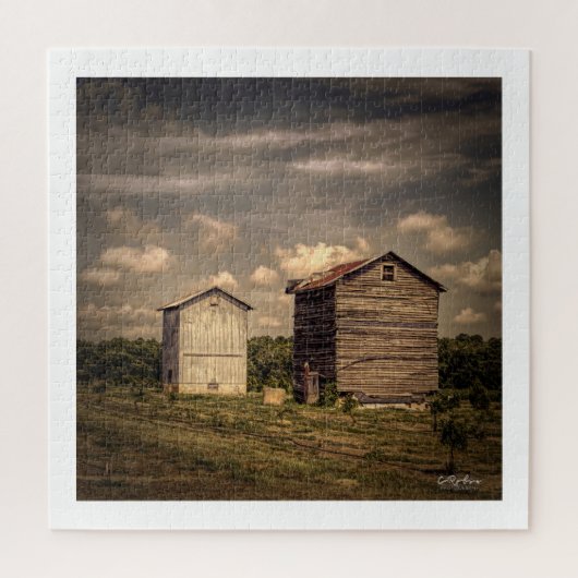 Old Southern Tobacco Barns Puzzle (Vertikal)