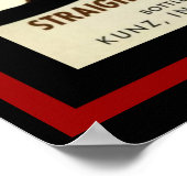 Old Sport Whiskey Ad Poster (Ecke)