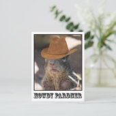 "Old Squrly" Postkarte (Stehend Vorderseite)
