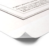 Old St Francis National Forest Map (1970) Poster (Ecke)