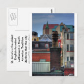 Old St. John's Postkarte (Vorne/Hinten)