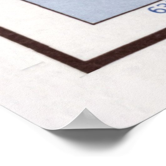 Old St Martin, Anguilla & St Barts Island Karte Poster (Ecke)